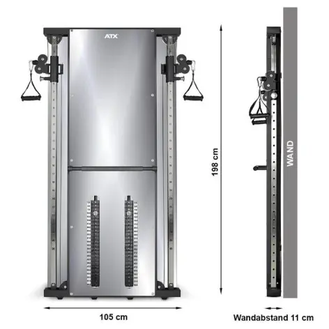 Appareil de crosstraining pour tirage haut et bas à capacité de charge 2 x 60 kg - vue 11