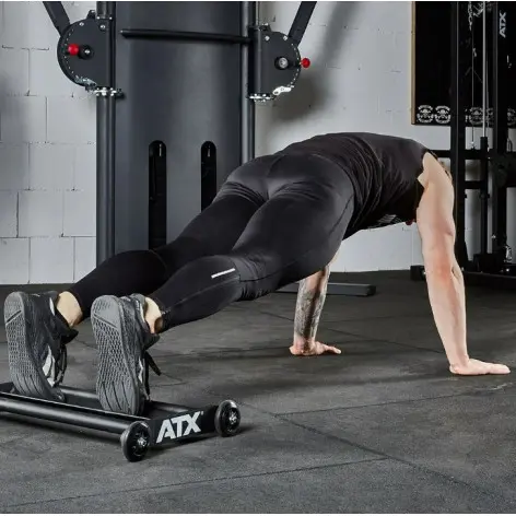 ATX Glute ham roller en métal avec roulettes - vue 6