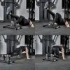 ATX Glute ham roller en métal avec roulettes - vue 2