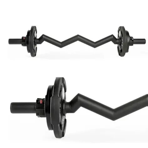 Fat bar en acier robuste de 115 cm avec gros diamètre 5 cm - vue 2