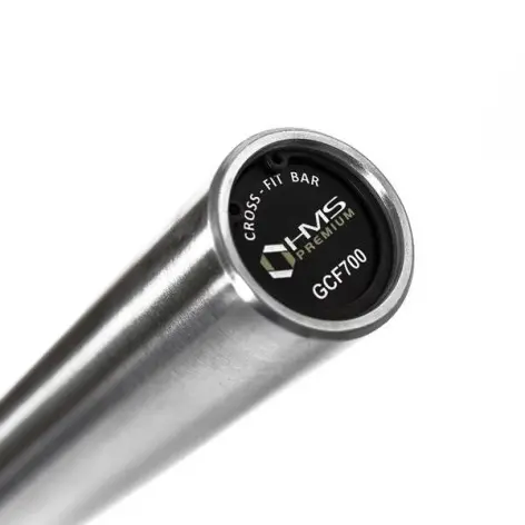 Barre olympique 50 mm musculation et crosstraining 220 cm capacité de charge 700 kg - vue 2