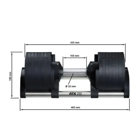 Haltères réglables à charge automatique 2 à 32 kg - vue 20