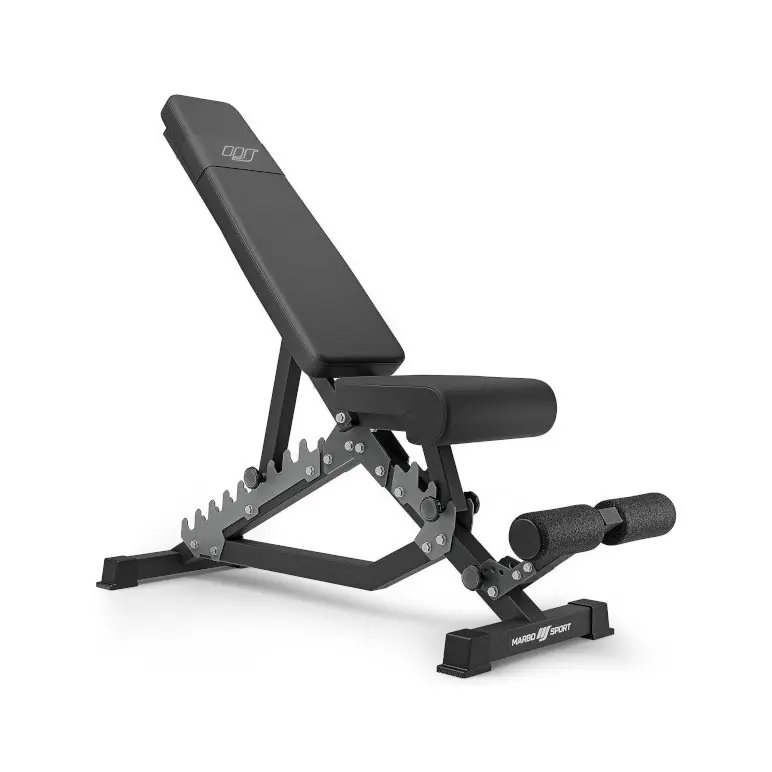 Banc de musculation robuste et multi-réglable avec rouleau de blocage