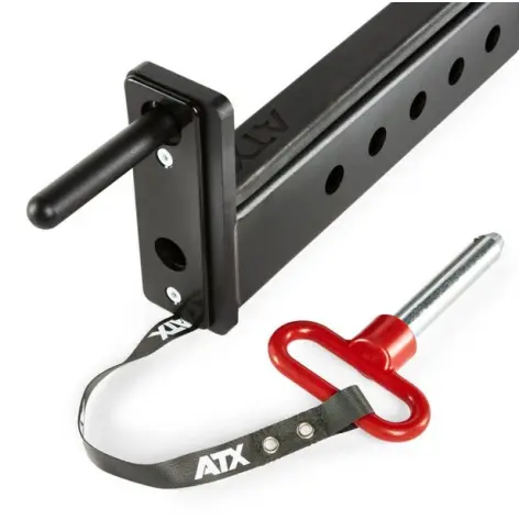 Paire de supports de sécurité repose-barres d'urgence 95 cm pour Power rack série 800 - vue 2