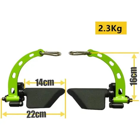 Poignée de musculation pour tirage à la poulie - Prise en main ergonomique - vue 2