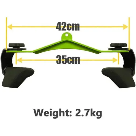 Poignée de tirage à poulie Lat Pulldown avec revêtement antidérapant - vue 2