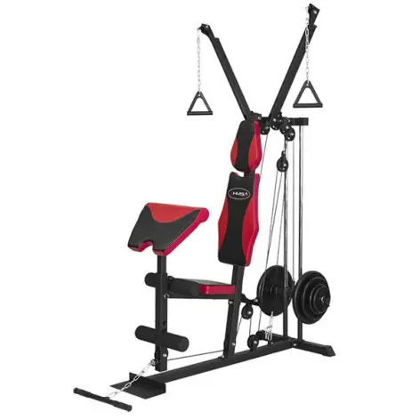 Banc home gym complet polyvalent pour musculation à domicile - vue 2