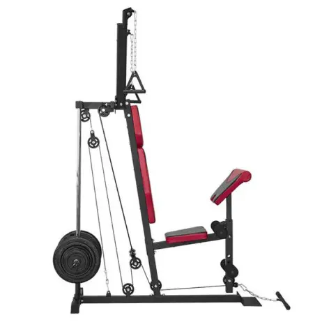 Banc home gym complet polyvalent pour musculation à domicile - vue 3