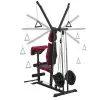 Banc home gym complet polyvalent pour musculation à domicile - vue 7