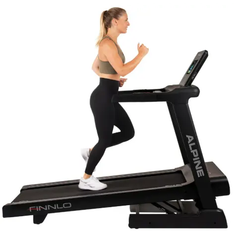 Tapis de course haut de gamme Alpine TFT avec écran haute résolution - Vitesse 22 km/h - vue 2