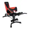 Banc de musculation réglable pupitre à biceps et leg extension pour home gym - vue 2