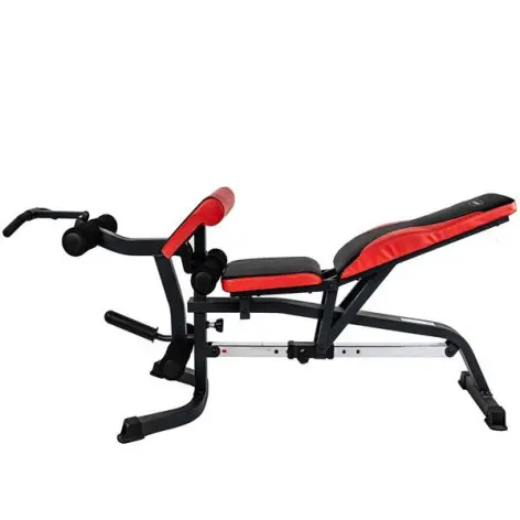 Banc de musculation réglable pupitre à biceps et leg extension pour home gym - vue 4