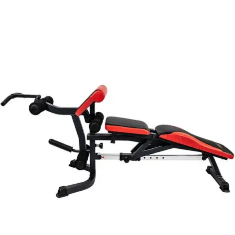 Banc de musculation réglable pupitre à biceps et leg extension pour home gym - vue 5