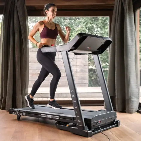 Tapis de course professionnel pliable avec vitesse de 18km/h - vue 4