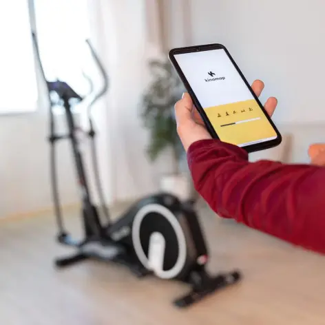 Vélo elliptique connecté pour entraînement à la maison - vue 7
