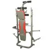 Banc de musculation home gym pliable avec chandelles, leg curl et leg extension - vue 4