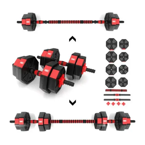 Kit spécial home-gym haltères et barre - vue 5