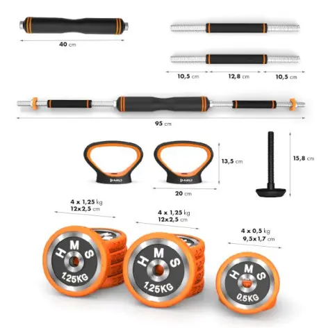 ensemble haltérophilie 15 kg - vue 9