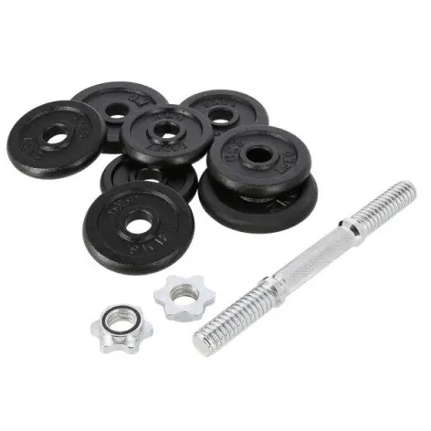 Haltère avec poids total de 15 kg polyvalent pour training des biceps - vue 7