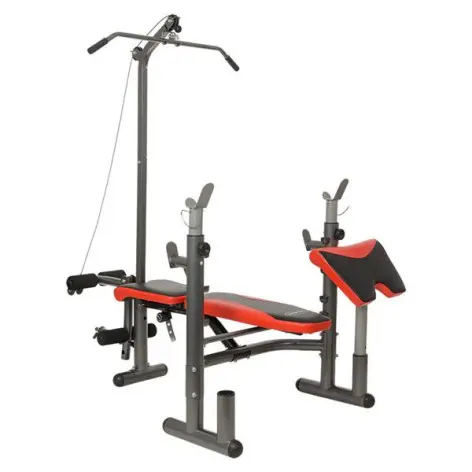 Banc de musculation multifonction home gym avec poulie haute - vue 2