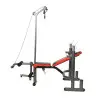 Banc de musculation multifonction home gym avec poulie haute - vue 4