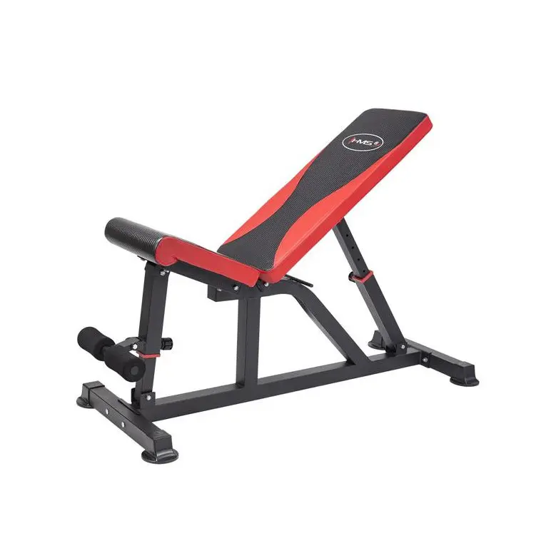 Banc de musculation home gym réglable avec rouleau de blocage pour abdominaux