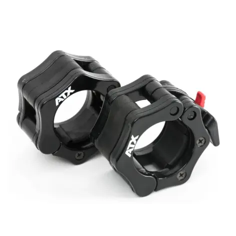 Pack 125 kg de poids avec barre de musculation olympique en céramique - Colliers de serrage intégrés - vue 13