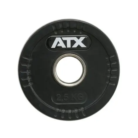 Pack 125 kg de poids avec barre de musculation olympique en céramique - Colliers de serrage intégrés - vue 5