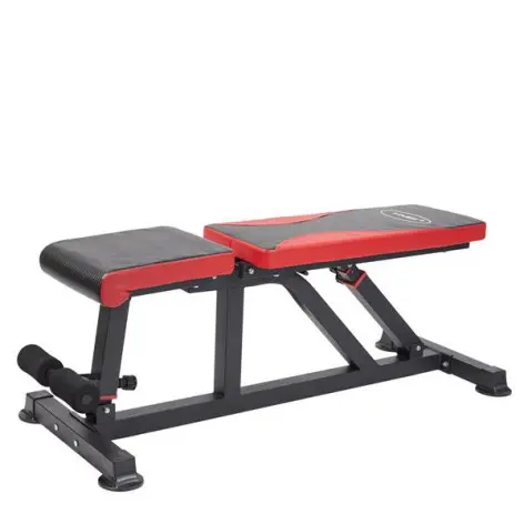 Banc de musculation home gym réglable avec rouleau de blocage pour abdominaux - vue 2