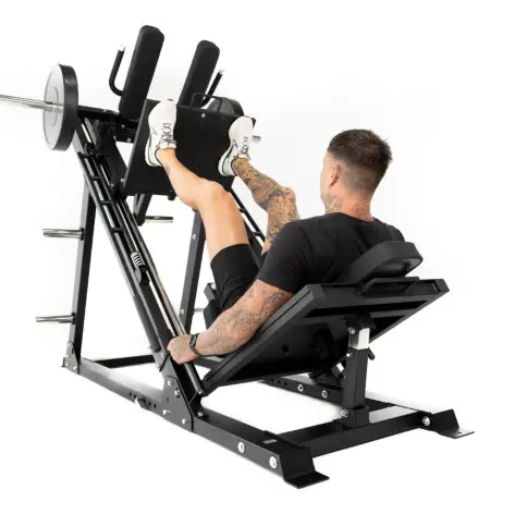 Presse à cuisse et Hack Squat FORCE USA à charges libres - Leg Press - vue 24