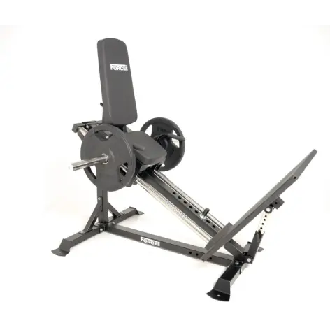 Combo F-CLP Force USA avec fonction leg press et hack squat pour training des jambes - vue 2