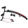 Banc à abdominaux réglable avec paire d'haltère en vinyle pour home gym - vue 2