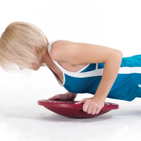 Planche d'équilibre solide avec points d'acupression - vue 2