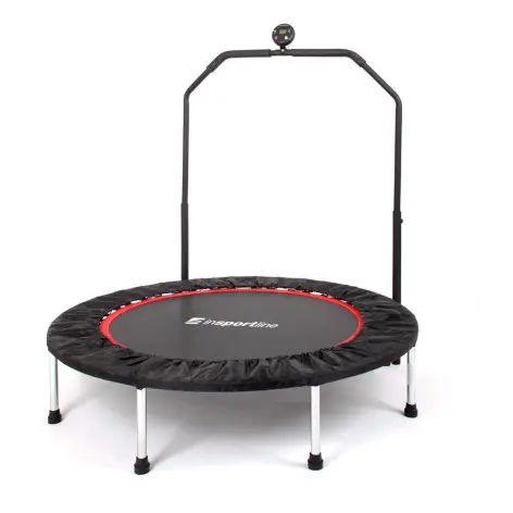 Trampoline de fitness pour homegym avec digitalisation et guidon - capacité de 110 kg - vue 4