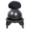 Chaise ergonomique avec dossier ballon de gymnastique amovible - vue 2