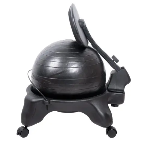 Chaise ergonomique avec dossier ballon de gymnastique amovible - vue 3
