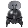 Chaise ergonomique avec dossier ballon de gymnastique amovible - vue 4