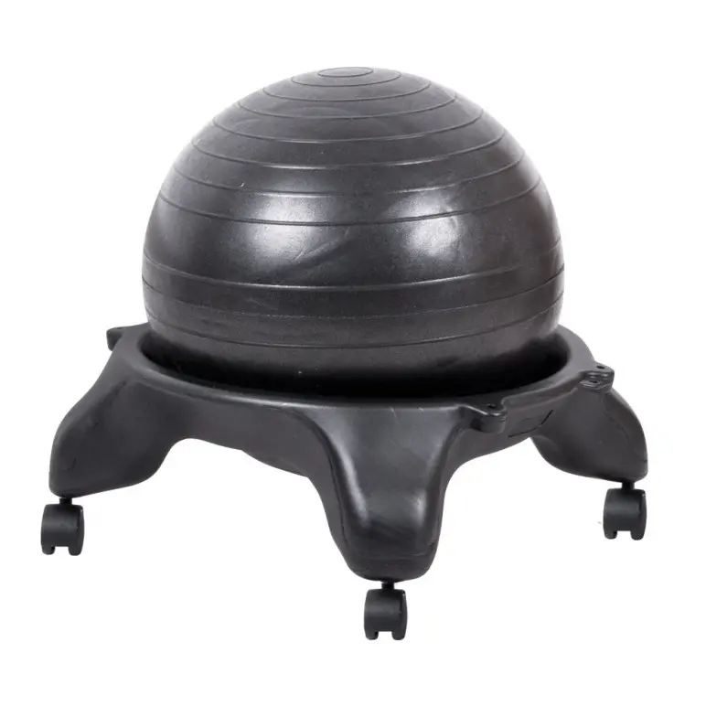 Tabouret avec ballon de fitness ergonomique