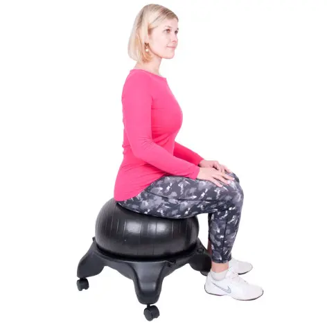 Tabouret avec ballon de fitness ergonomique - vue 2