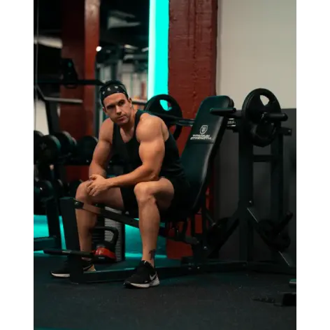 Banc réglable de musculation de -15° à 90°  avec bras de levier inclus - vue 10