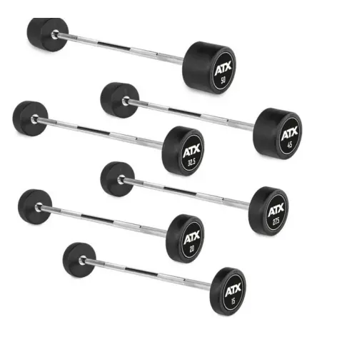 Barres d'haltères ATX préchargées 10 à 50kg - vue 2