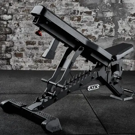Banc ATX Warrior Slim avec dossier et siège réglables pour home-gym - Capacité de charge 500 kg - vue 3