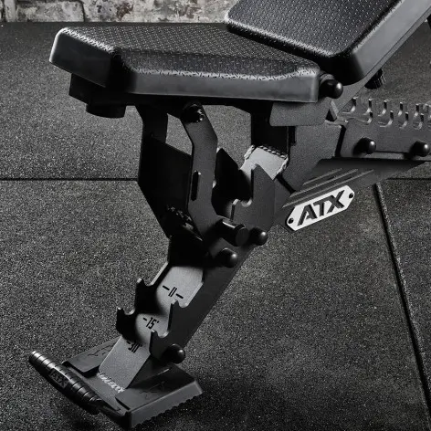 Banc ATX Warrior Slim avec dossier et siège réglables pour home-gym - Capacité de charge 500 kg - vue 11