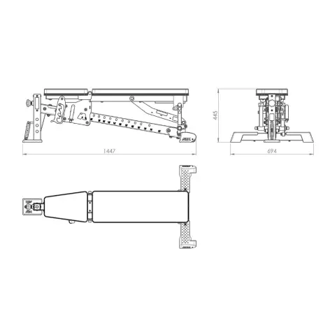 Banc de musculation ATX multipositions inclinable - vue 14