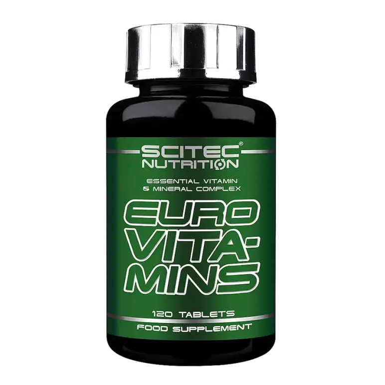 Euro vita-mins en comprimés - Pot de 120 comprimés de complément alimentaire