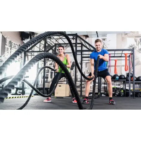 Battle rope polyester nylon 40 mm - Longueur 9 mètres - vue 3