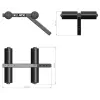 Option pour banc de musculation ATX - Accessoire poste à abdominaux - vue 10