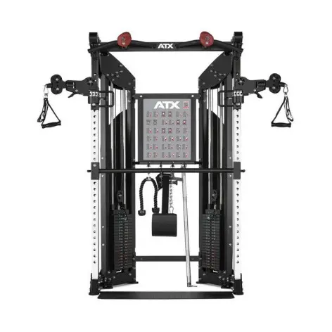 Station de musculation à poulie vis à vis double 2 x 90 kg ATX - vue 2