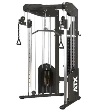 Station de musculation poulie double ATX 2 x 90 kg pour home-gym - vue 3