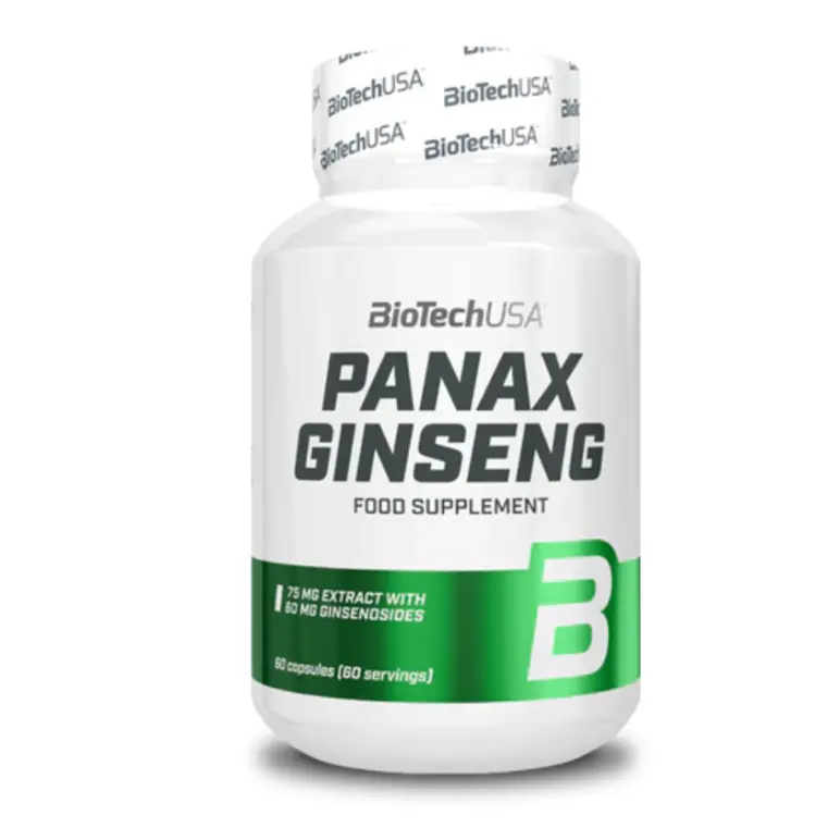 Pot de 60 capsules de panax ginseng Biotech usa